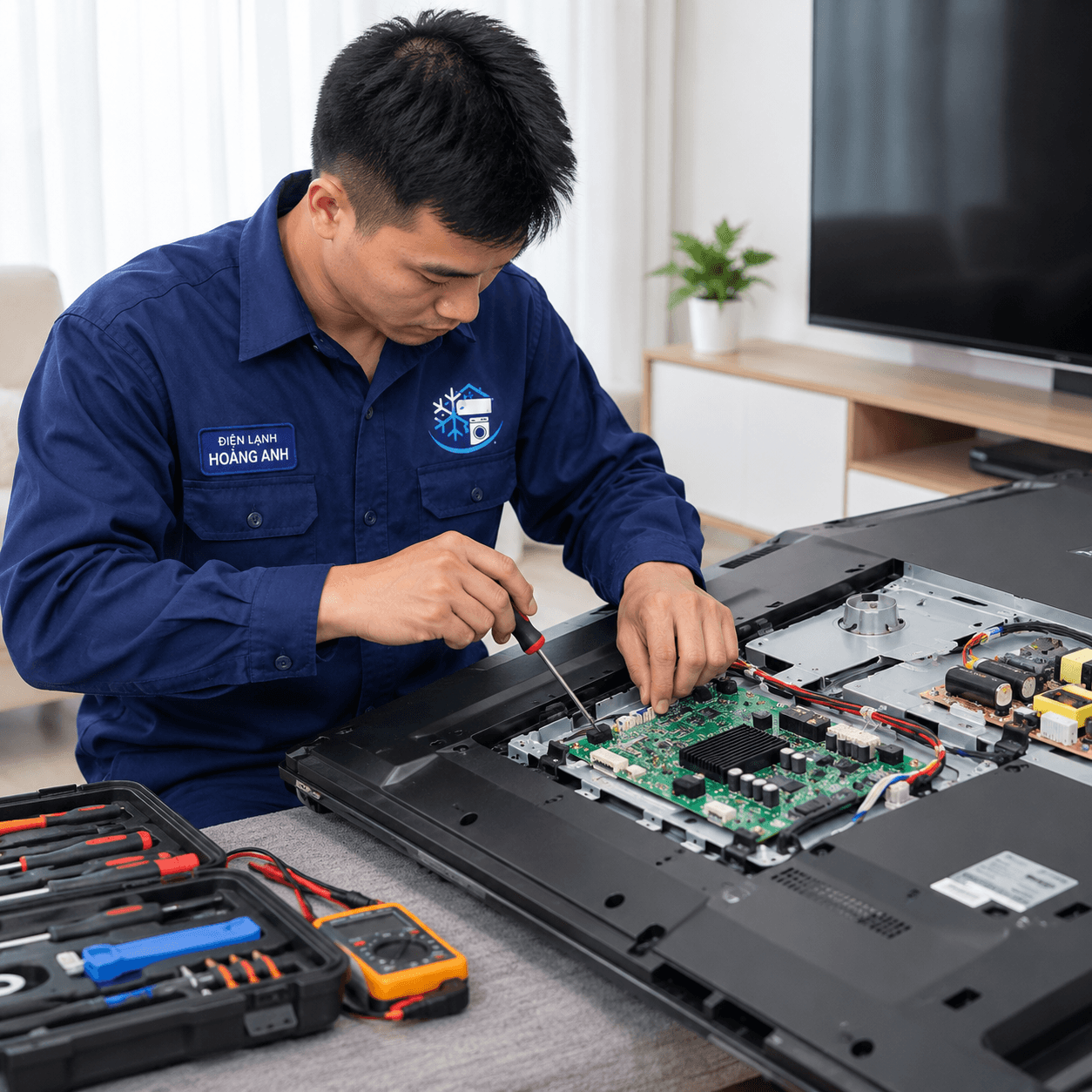 Ti vi, bếp từ hỏng chỗ nào?