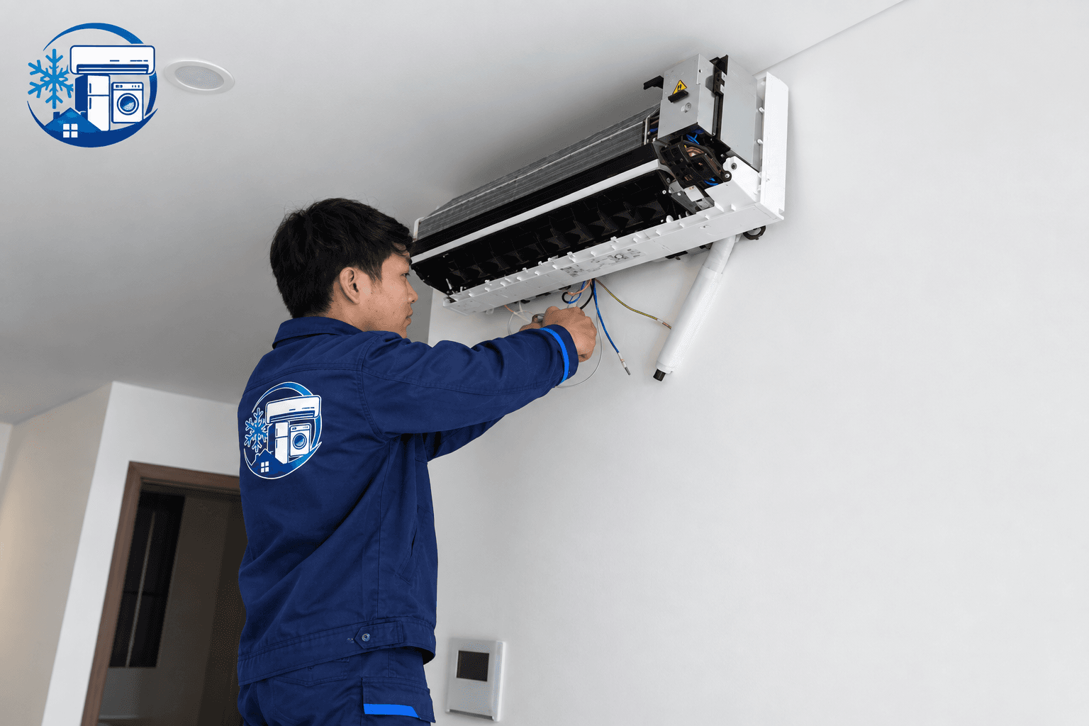 Sửa máy lạnh chảy nước, kêu to, tự tắt